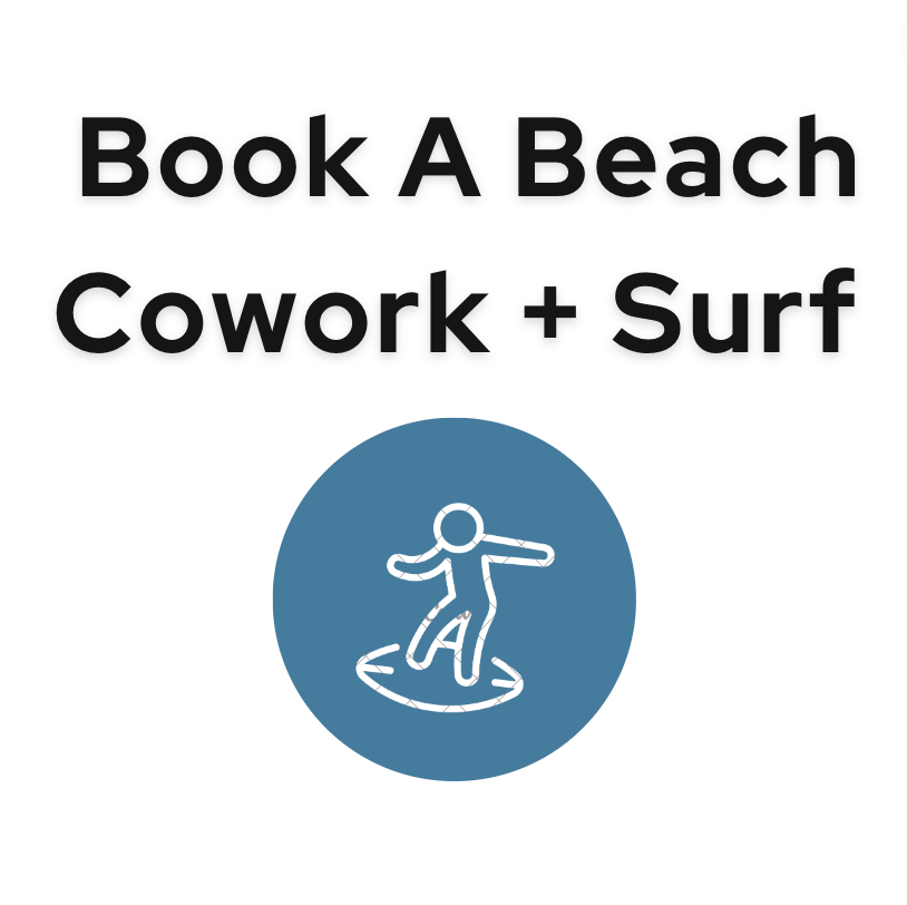 Group Surf Lessons & Working from the Beach